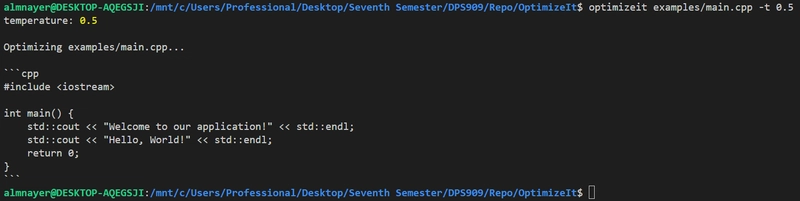OptimizeIt Temperature Regular